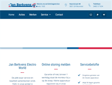 Tablet Screenshot of janberkvens.nl